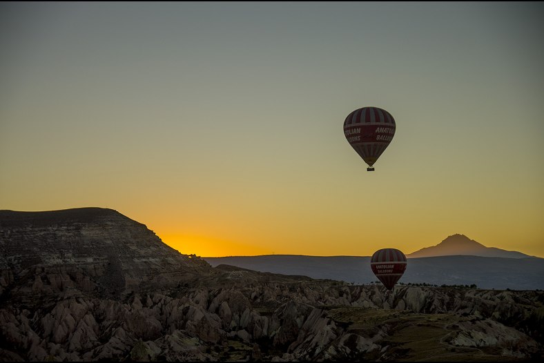 Daybreaking at Cappadocia